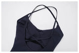 2-Piece Women's Fashion Yoga Set Beautiful Back Slimming Naked Comfort Set Outdoor Sports Running Fitness Leisure Set