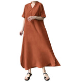 Long Dresses For Women Casual Summer Trendy Boho Style Pleated Cover Up Vestidos Daily Wear High Quality Elegant Maxi Dress
