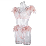 Langerie Bilizna Sexy Lingerie Outfit Vulgar Female Underwear Set for Women Clothes Sex Bіdzna Z Video Access Women's Langgery