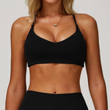 Sports Bra High Lmpact Sports Bra Sexy Yoga Fitness Top Women Sports Underwear Push-Up Bra Sportswear Workout Sports Top Female
