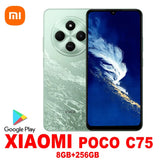 XIAOMI POCO C75 fashion smart phone 8GB+256GB ram and storage/5000mah battery capacity/side fingerprint/facial recognition/GPS