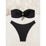 Sequins Shiny Bling Bandeau Bikini Female Swimsuit Women Swimwear Two-pieces Bikini set Brazilian Bather Bathing Suit Swim K7311
