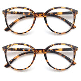 MODFANS Oversized Reading Glasses For Women and men,Classic Round Sunglasses Readers Frame with Spring Hinge +0.5 ~ +4.0