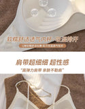Summer Seamless Crop Top Bra Small Chest Gathered Thin Straps Back Accentuating Bralette Beachwear Light Support Wirefree AU