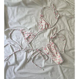 Micro Bikini Push Up Women Swimsuits 2025 Sexy Female Swimwear Brazilian Bikini Set Thong Biquini Swim Suits Print Beachwear