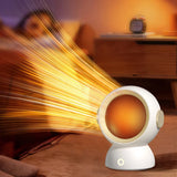 Portable Hot Air Blower Desktop Mutes Fast Heating Fans for Home Bedroom Office Electric Heater with Thermostat Space Heater ﻿