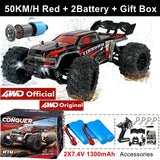 1:16 4WD High-Speed RC Monster Truck – 80KM/H Brushless Off-Road Racing Car