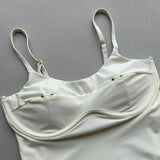 2026 New Women's One Piece Suit Swimwear Sexy Backless Bodysuit Hollow Out Swimsuit Strappy Underwire Bikini Beach Bathing Suit