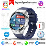 2025 New BOXUXING Watch 5 MAX Smart Watch AMOLED Screen NFC GPS Tracker Bluetooth Call Health Waterproof Smartwatch Men Women