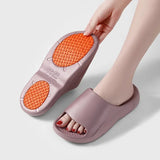 Non-Slip Shower Slippers Women Men Comfortable Soft Sole Couple Slippers Summer 2025 Lightweight Flat Heel Bathroom Slides
