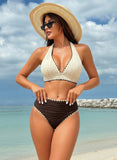Sexy High Waist Bikinis Women's Swimwear Female Swimsuit for Swim Wear Bathing Suits Brazilian Bikini Set Beachwear Pool Bather
