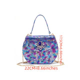 doershow beautiful BLUE Italian Shoes And Bag Sets For Evening Party With Stones Italian Leather Handbags Match Bags!  HWS1-1
