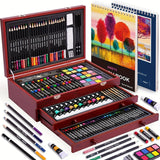 146 Piece Luxury Art Kit for Professionals With Crayons Pencils