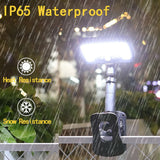 Clip-on Solar Outdoor Lights 92 LED Solar Motion Sensor Light 4 Lighting Modes Waterproof LED Street Light for Yard Garden Fence