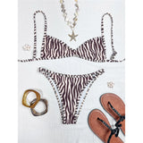 XS - L 2026 Plaid Printed Bikini Female Swimsuit Women Swimwear Polka Dot Bather Bathing Suit Swim Two-pieces Bikini set K8039