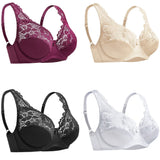 Fashion Bras For Womens Lingerie Lace Bra Underwire Plus Size Brassiere Sexy Underwear BH Top  B C D DD E F Cup