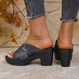 Women Trend Platform Beach Wedges Summer Shoes 2026 New Women Fashion Trend Outdoor Slip on Comfortable Sandals Shoes for Women
