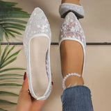 Women Flat Shoes 2026 New Summer Flat Sneakers Women Mary Jane Shoes Breathable Mesh Ballet Loafers Shoes Zapatos De Mujer