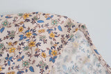 Floral Print Boho Long Dresses with Sleeves Vestidos Para Mujer Ruffles Sash Beach Casual New in Dress Loose Retro Sundress