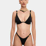 Push Up Bikini Micro Bikinis Set 2026 Womens Swimsuit Sexy Female Thong Swimwear Bathing Suit Solid Thong Biquini Swimming Suits