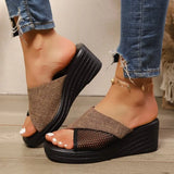 with Heel Large Size Fashion Womens Shoes 2026 Beige Heeled Sandals Thick Big Luxury Black Girls Summer Clear Wedge Slippers