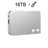 High-speed SSD 256TB USB 3.0 Enclosure Mobile Hard Drive Cases for SSD External Storage HDD Box With USB Cable ABS Tools