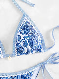 2026 Halter String Triangle Two Piece Bikini Women Swimwear Female Swimsuit Bathers Bathing Swimming Suit Beachwear Summer
