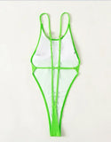 Sexy Extreme G String Mini Micro Thong Women Swimwear One Piece Swimsuit Female Backless Monokini Bather Bathing Suit Swim Lady