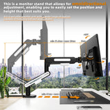 New Update Desktop Monitor Mount Bracket for 13 to 32-Inch LCD Screens Rotating Mechanical Arm Lift Base Desktop TV Screen Stand