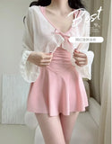 Summer New Women's One-piece Swimsuit, with Exposed Back, Slim and Sexy, Collection of Fairy Style Hot Spring Swimsuits