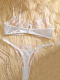 White Sexy Lingerie Set, An Experience of Daily Intimate Life That Is Both Pure and Exudes Allure ZA824031