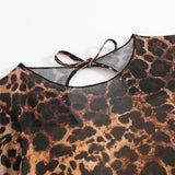 S - XXL With Cover Up Long Sleeve Leopard Printed Women Swimwear One Piece Swimsuit Female Padded Bather Bathing Suit Swim V7353