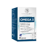 Naturalnest Omega 3 1200mg - Omega 3 Fish Oil Softgel Capsules | 60ct