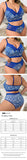 Plus Size Sexy Lingerie Set, Seamless Lace Trim Wireless Push-up Support Bra with Adjustable Straps