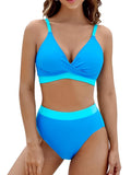 2026 Strappy Bikini High Waist Swimsuit Women Sexy Solid Swimwear Female Bathers Swimming Bathing Swimming Swim Suit Beachwear