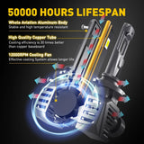 AUXITO 120W LED Headlight Kit 22000LM H11 H9