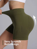 Women High Waist Yoga Shorts With Luminous Strips Sportswear Woman Gym Shorts Legging Fitness Running Activewear Workout Clothes