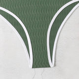 2026 One Piece Swimsuit Solid High Cut Swimwear Women Bathing Suit Female Swimming Summer Beachwear Bodysuit