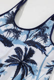 2025 New Sexy Print 2 Piece Plus Size Tankini Women Strapped Hollow Curvy Swimsuit Brazilian Beach Lady Big Bathing Suit