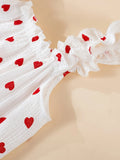 Women’s Cotton Gauze Ruffle Nightgown, Sleeveless Frill Strap Home Sleepwear, Soft Breathable Casual Night Dress for Summer