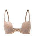 Solid Underwire Bra push up Lingerie comfort padded bra lift up thick cup lace bralette