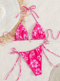 Sexy Micro Bikini Women Swimsuit Trend Two-piece Thong Bikini Set Lace Up Beach Wear Female Swimwear for Woman Bathing Suit