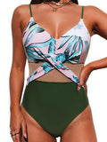 S - XXL Sexy Mesh See Through Women Swimwear One Piece Swimsuit Women's Swimwear Ruched Push Up Bathing Suit Swim Beach Wear
