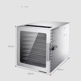 Large Capacity 8-Tray Food Dehydrator 500W Preserve Your DIY Pet Treats Maker Food Dry Fruits Dehydrator for Healthy Snacks