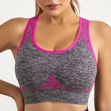 New Sports Bra Women Seamless Gym Jogging Crop Top Female Tops Yoga Fitness Shockproof Vest Sport Bras for Women Sutian Feminino