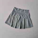 Women's High-Waisted Sports Short Skirt Anti-Glare A-Line Yoga Pants Skirt with Inner Lining for Fitness Cool Design