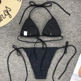 Sexy Neon Extreme Mini Micro String Bikini 2025 Women Swimsuit Female Swimwear Two-Piece Bikini Set Bathing Suit Swim Beach Wear