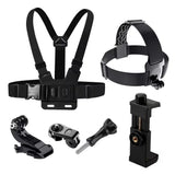 360° Rotate Climbing Cycling Phone Stand Bike Motorcycle GPS Live First-Person-View Camera/Mobile Phone Holder With Chest Strap