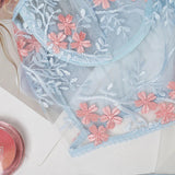 Porn Women 2 Pieces Sexy Lingerie Set See Through Lace Floral Bra Brief Underwear Erotic Lingerie Sets