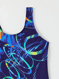 2026 One Piece Swimsuit Women Printed Racing Padded Swimwear Female Bathers Bathing Swimming Swim Suit Summer Beachwear